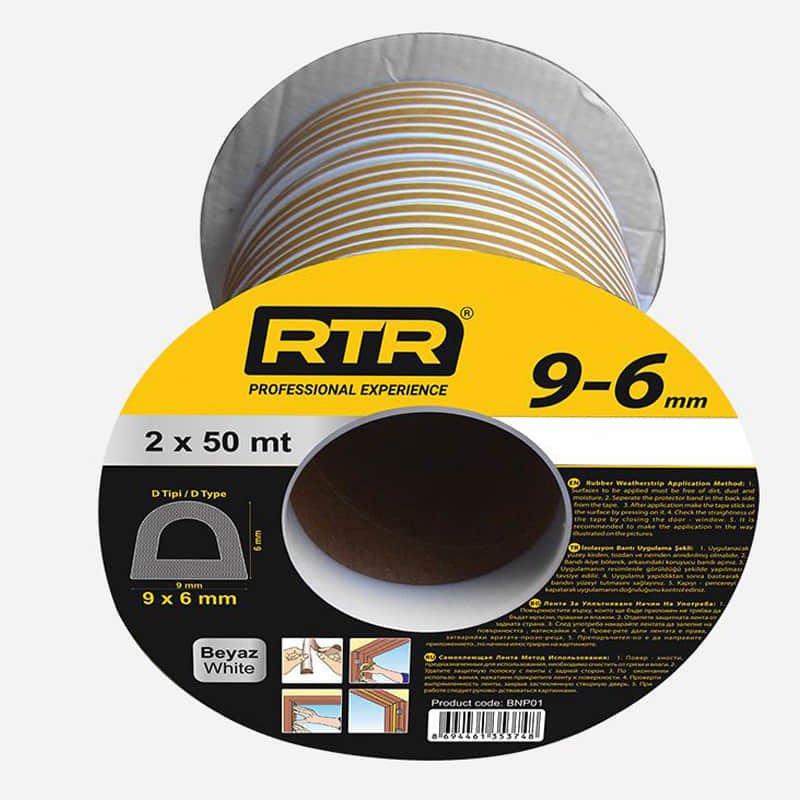 RTRMAX RNP02 9x6mm 100 Mt Kahverengi Kapı Pencere Bandı
