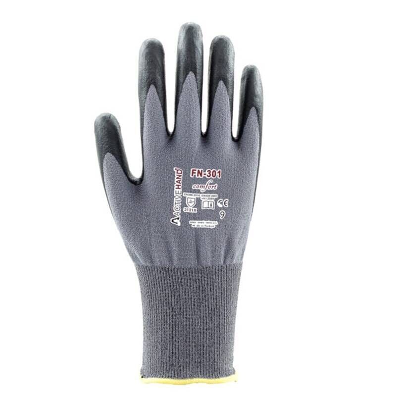 Activehand FN 301 Köpük Nitril Montaj İş Eldiveni No:9 180 Çift