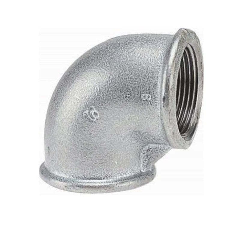 Trakya Döküm 1/2 inç Galvaniz Dirsek 90°