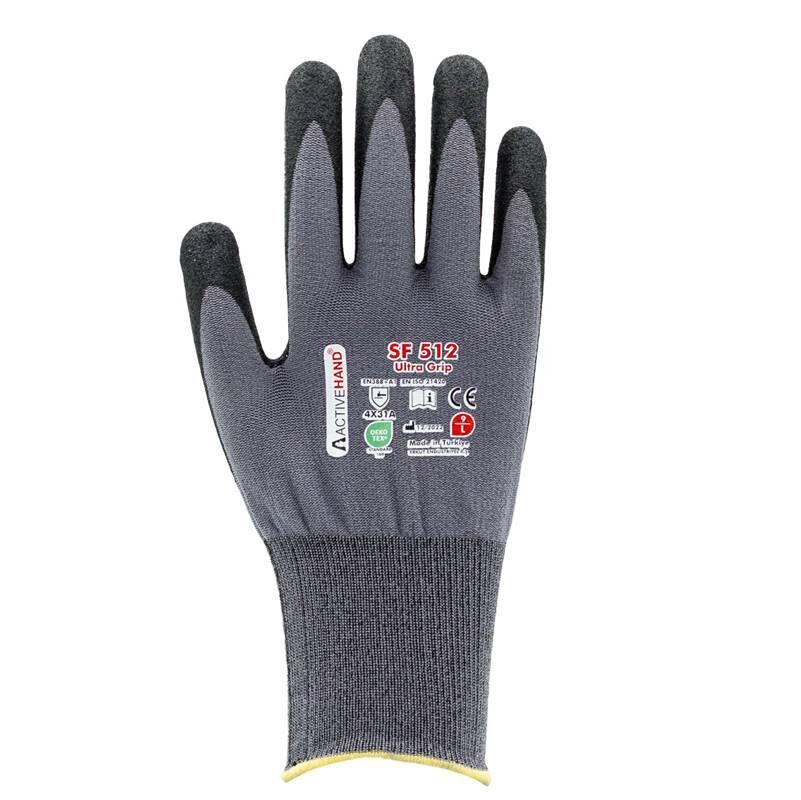 Activehand SF 512 Sandy Finish Köpük Nitril İş Eldiveni No:8