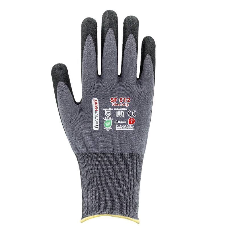 Activehand SF 512 Sandy Finish Köpük Nitril İş Eldiveni No:9