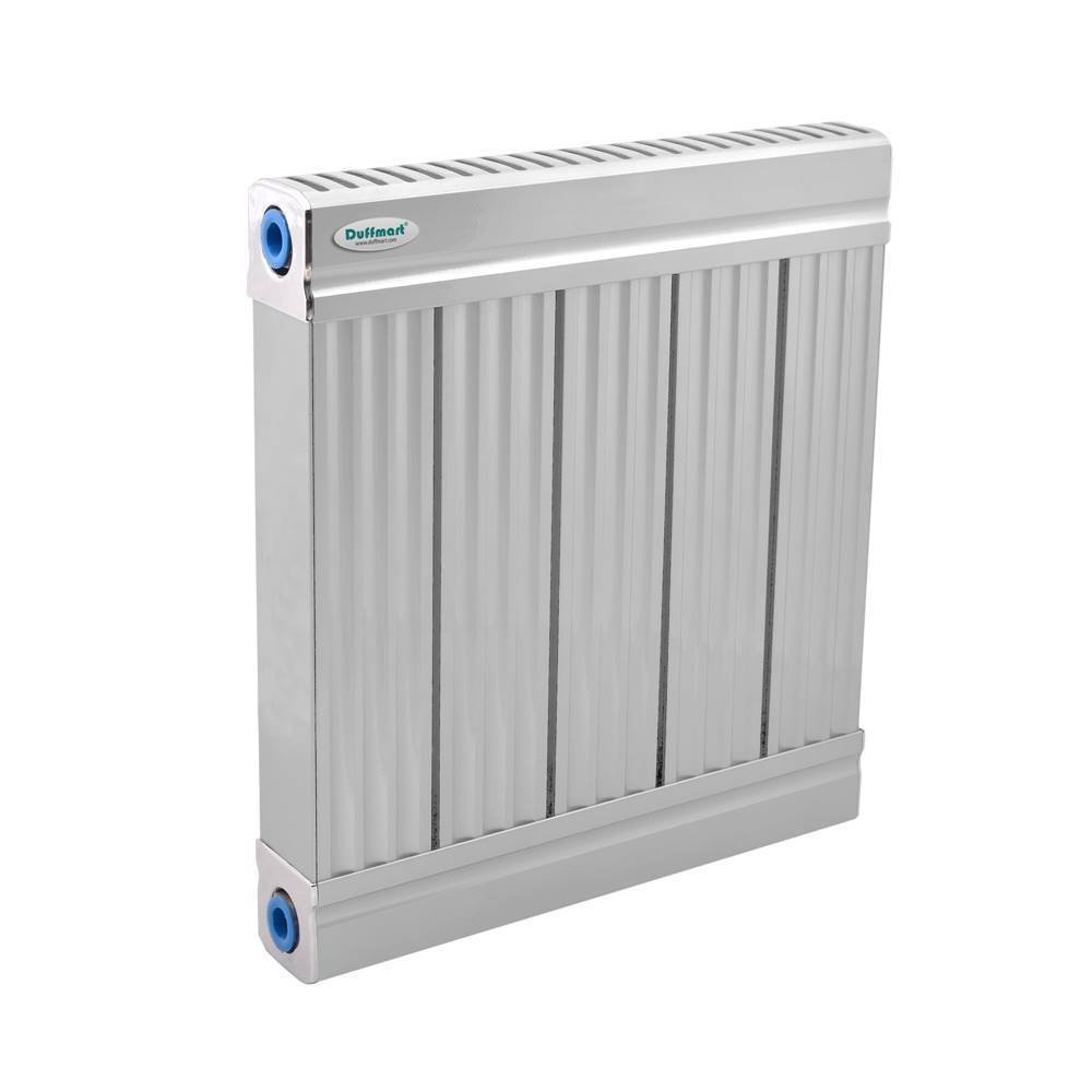 Duffmart Premio Alüminyum Radyatör Yükseklik:50 cm Parlak Gri-7047 - 14 Dilim 99 cm