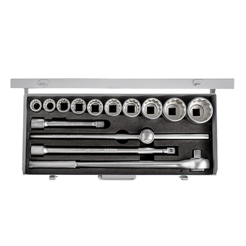 İzeltaş 1419006114 3/4'' 14 Parça SAE Oniki Köşe Lokma Anahtar Takımı