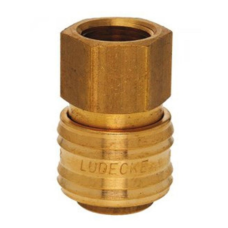 Lüdecke ES 12I 1/2 inç Stoper Dişi Gövde