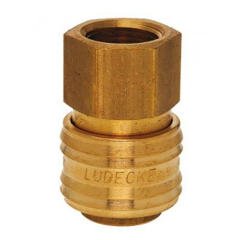 Lüdecke ES 12I 1/2 inç Stoper Dişi Gövde