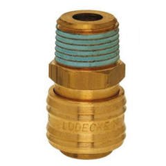 Lüdecke ES 38A 3/8 inç Stoper Erkek Gövde