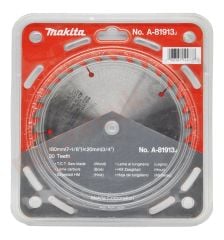 Makita A-81913 5704R,HS7601,M5802M,MT582, DHS710RM2J için Elmas Daire Testere Bıçağı 180x20mm 30 Diş