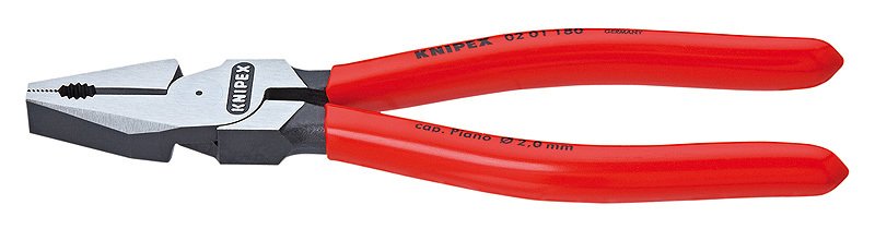 Knipex 02 01 225 Ağır Hizmet Kombine Pense