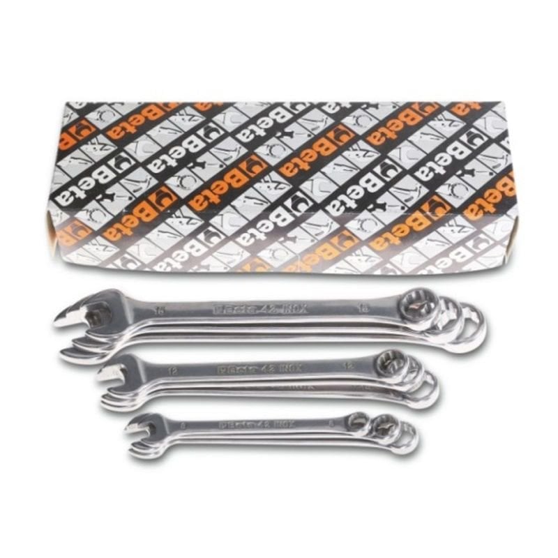 Beta 000420391 42INOX/S11 11'li Inox Kombine Anahtar Takımı