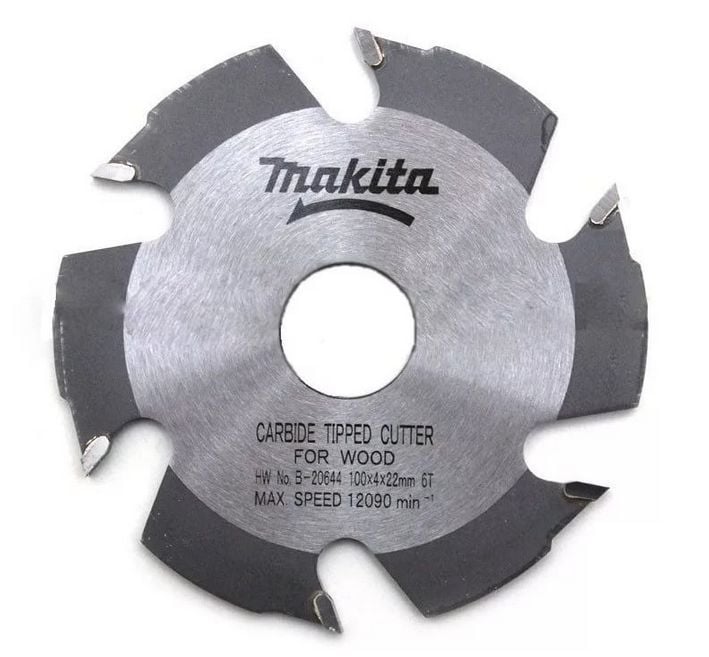 Makita B-20644 PJ7000,3901 için Dübel Freze Bıçağı 100x22mm 6 Diş