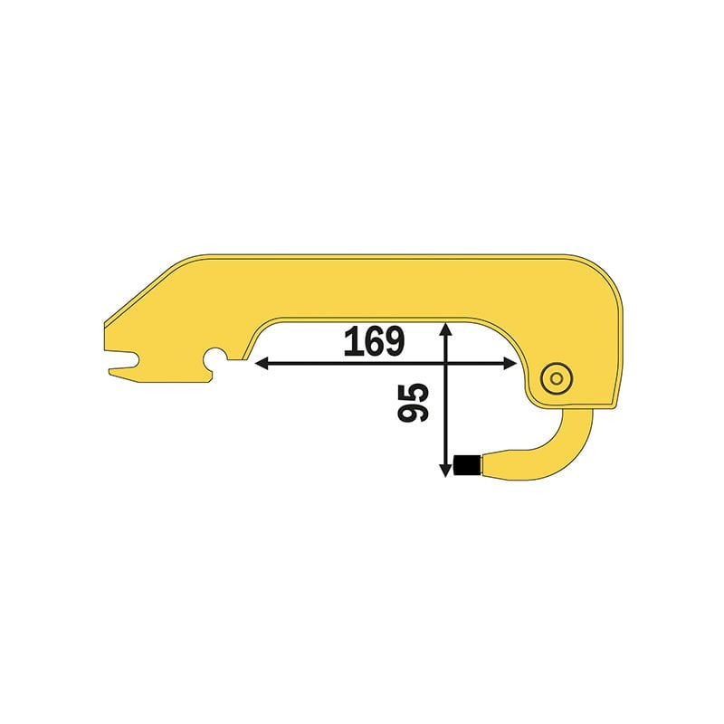 Telwin TW803170 CA2 'C'' ARM L=95mm Punta Çenesi