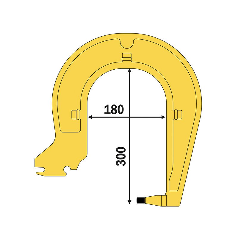 Telwin TW803171 CA3 'C'' ARM L=300mm Punta Çenesi