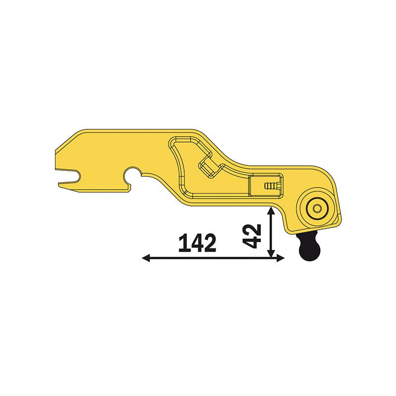 Telwin TW803181 CA5 'C'' ARM L=42mm Punta Çenesi