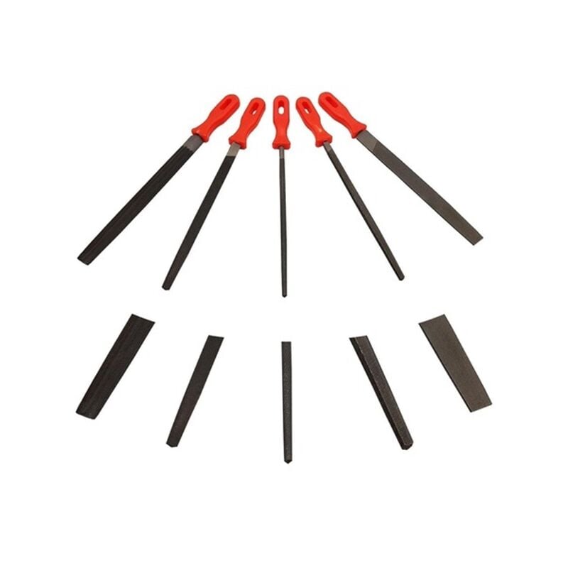 Vinko VI29311 Victor  8'' 5'li Plastik Saplı Eğe Takımı