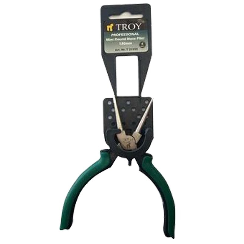 TROY 21055 Elektronikçi Yuvarlak Uçlu Kargaburun 130mm