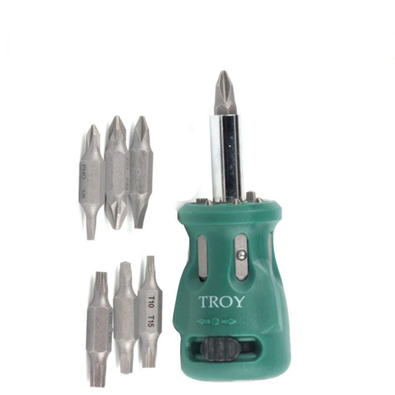 TROY 22004 Bits Uçlu Topaç Tornavida, 1 Adet