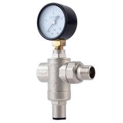 Case PM 0615 1/2'' Rakorlu ve Manometreli Su Basınç Düşürücü