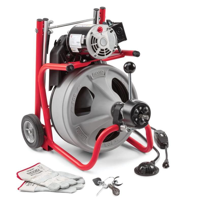 Ridgid 27033 K-400 Tamburlu Kanal Açma Temizleme Makinesi