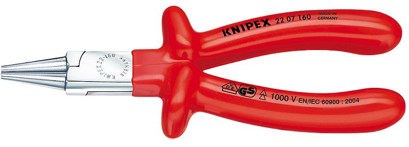 Knipex 22 07 160 160mm Eğri Uçlu Kargaburun