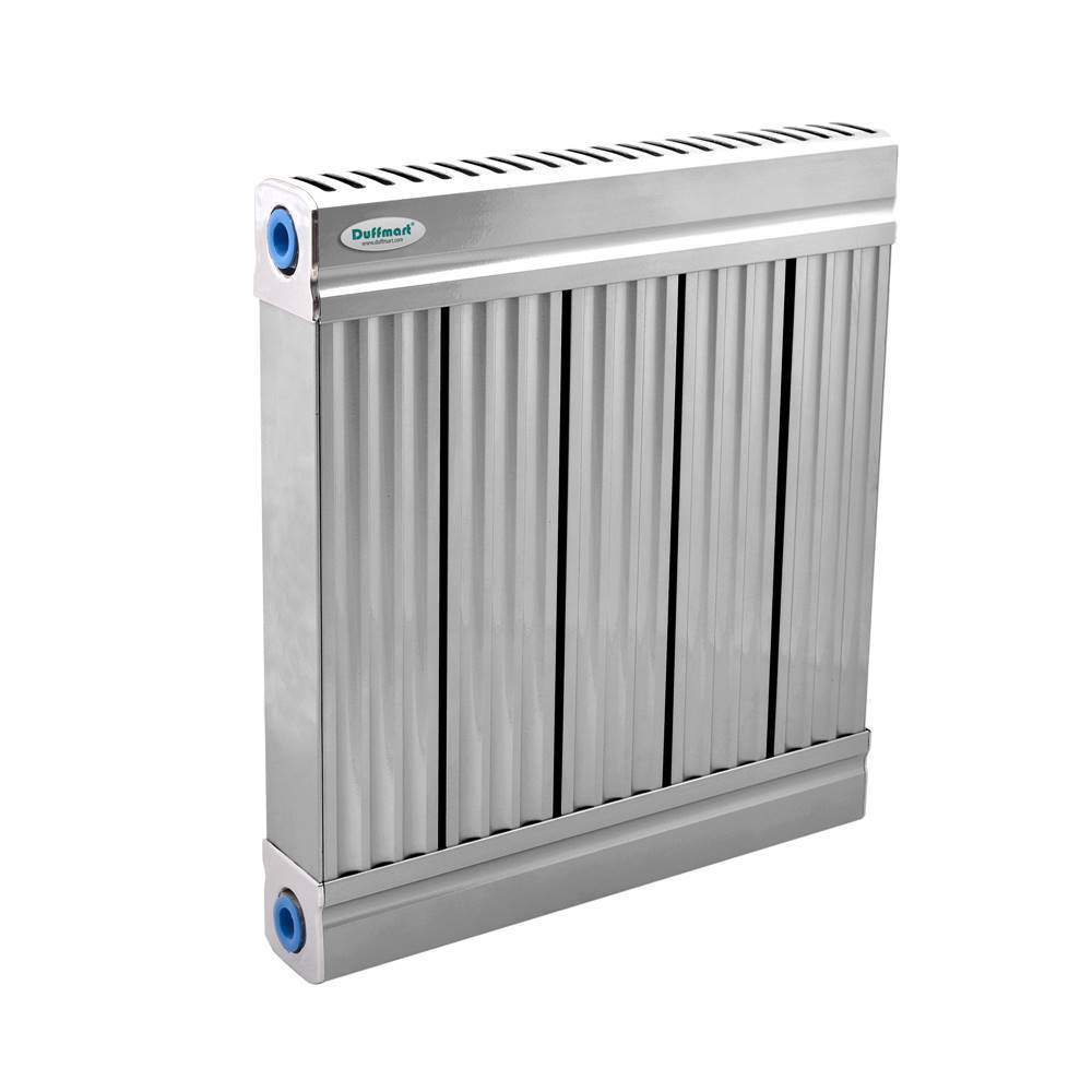 Duffmart Premio Alüminyum Radyatör Yükseklik:50 cm Metalik Gri-7152 - 26 Dilim 184 cm
