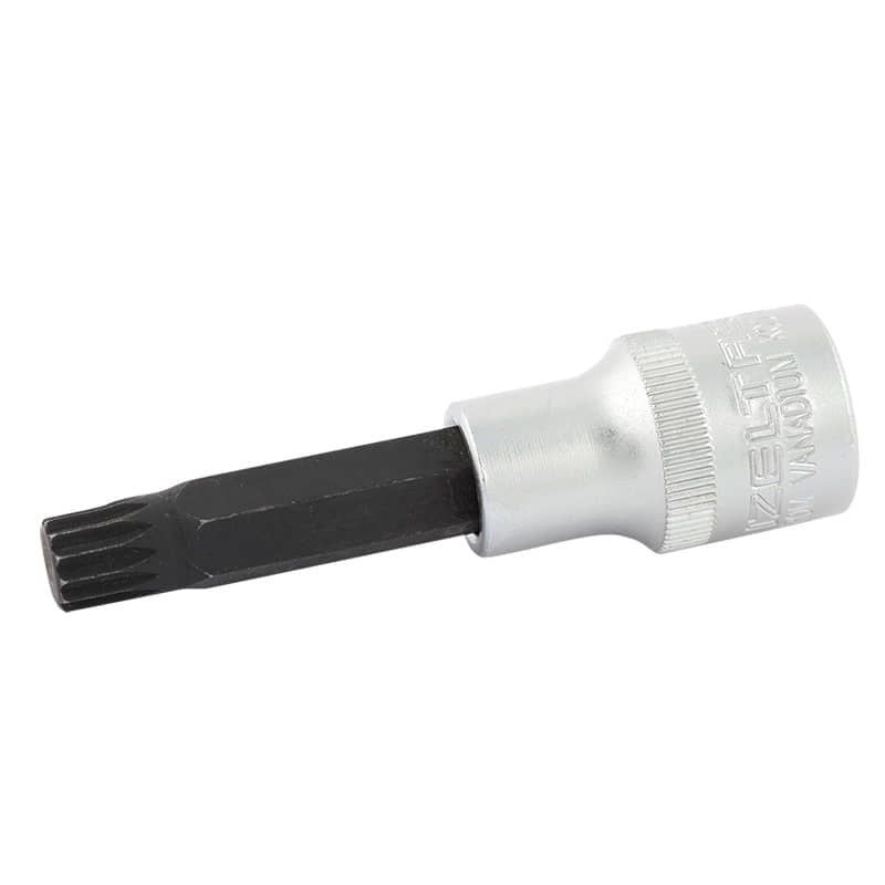 İzeltaş 1114064210 1/2'' M 10 140mm On İki Köşe Lokmalı Yivli Bits Uç