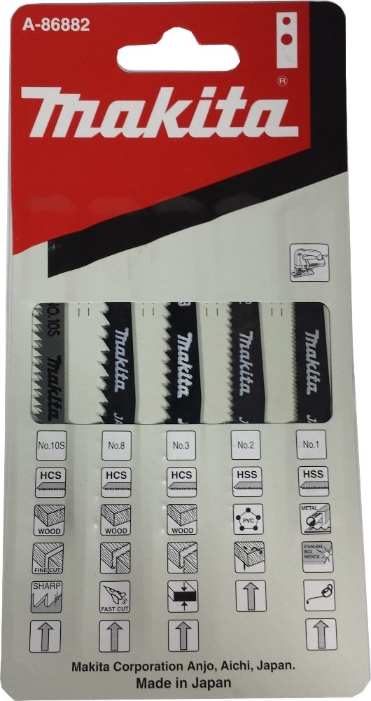 Makita A-86882 M Tipi Dekupaj Testere Bıçak Seti