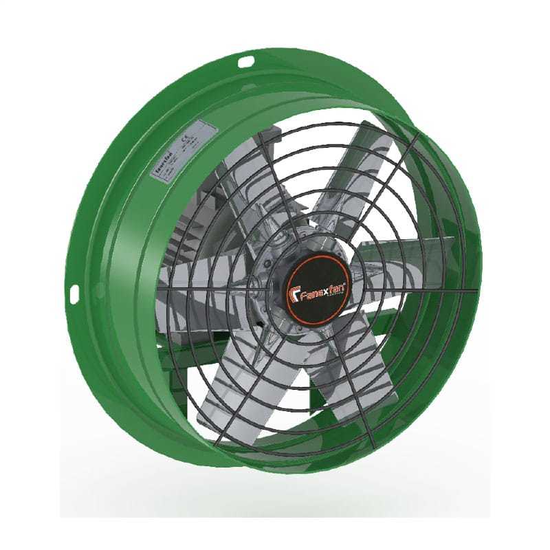 Fanexfan FAL-Y-650-01 Alüminyum Pervaneli Yuvarlak Aksiyal Aspiratör Monofaze