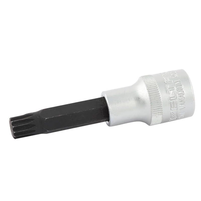 İzeltaş 1114064108 1/2'' M 8 80mm On İki Köşe Lokmalı Yivli Bits Uç