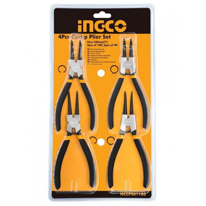 Ingco HCCPS01180 4 adet Sekman Pense seti