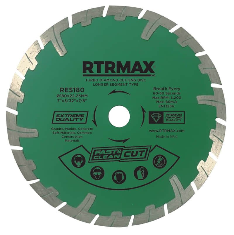 RTRMAX RES115 155 Turbo Uzun Segmentli Elmas Testere