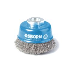 Osborn Pro (TAIFUN) D100 M14 Çelik Düz Telli Çanak Fırça