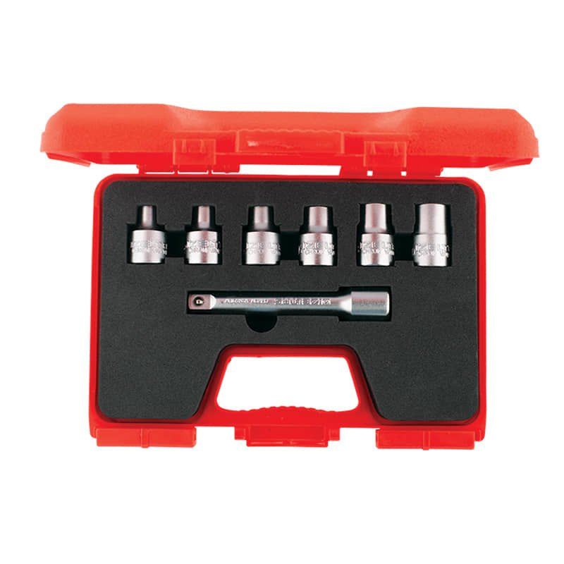 İzeltaş 1113006007 1/2'' 7 Parça Star Torx Lokma Anahtar Takımı