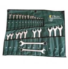 TROY 21525 Kombine Anahtar Takımı (25 Parça, 6-32mm)