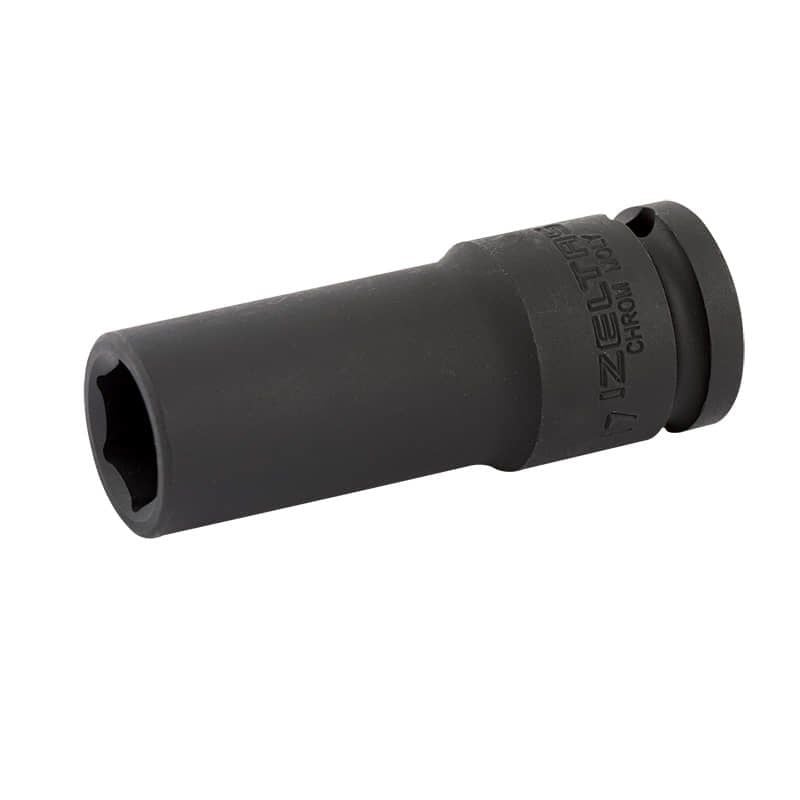 İzeltaş 1108060019 1/2'' Altı Köşe Derin 19mm Lokma Anahtar