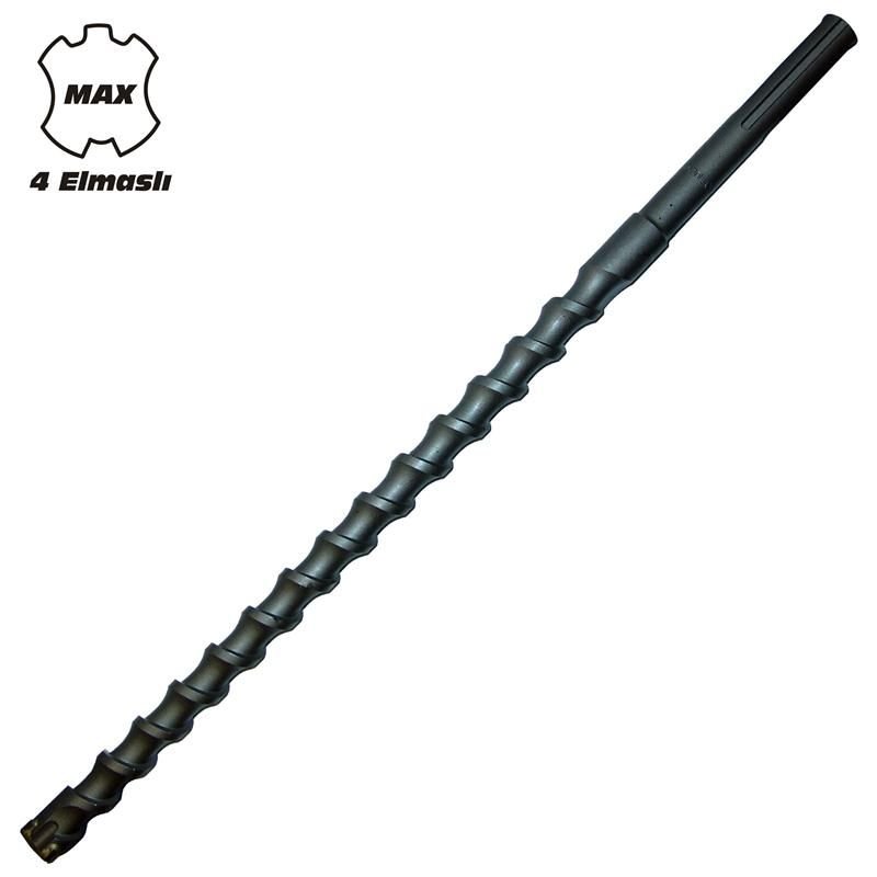 Todrill TOD50430 38x370mm SDS-MAX 4 Elmaslı Matkap Ucu