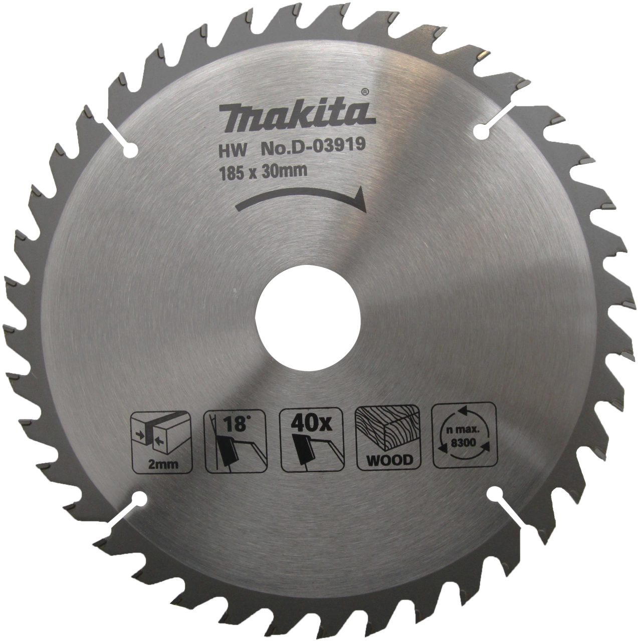 Makita D-03919 Elmas Daire Testere Bıçağı 185x40Diş