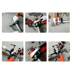 Euromax 1/2''- 2'' Elektrikli El Tipi Pafta Makinesi