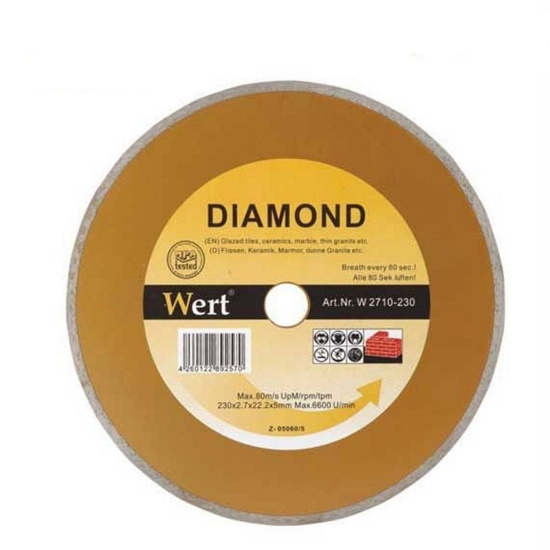 Wert W 2710-230 Seramik-Fayans Elmas Testere