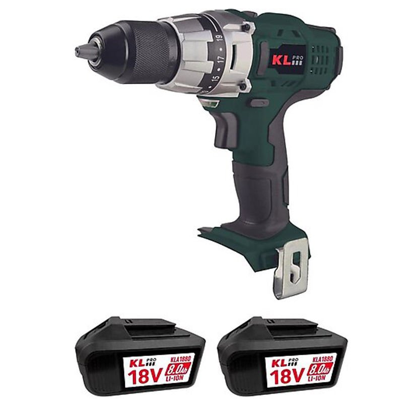 Kl Pro KLNM18-80 18V 8.0AH Şarjlı Darbesiz Vidalama Matkap