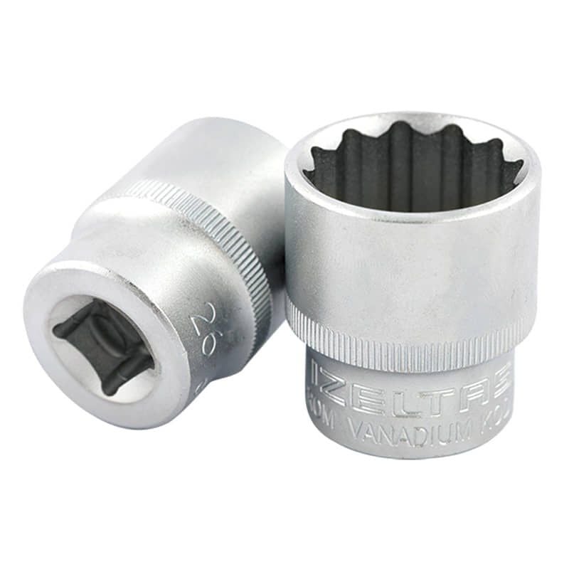 İzeltaş 1114061012 1/2'' Oniki Köşe 12mm Lokma Anahtar