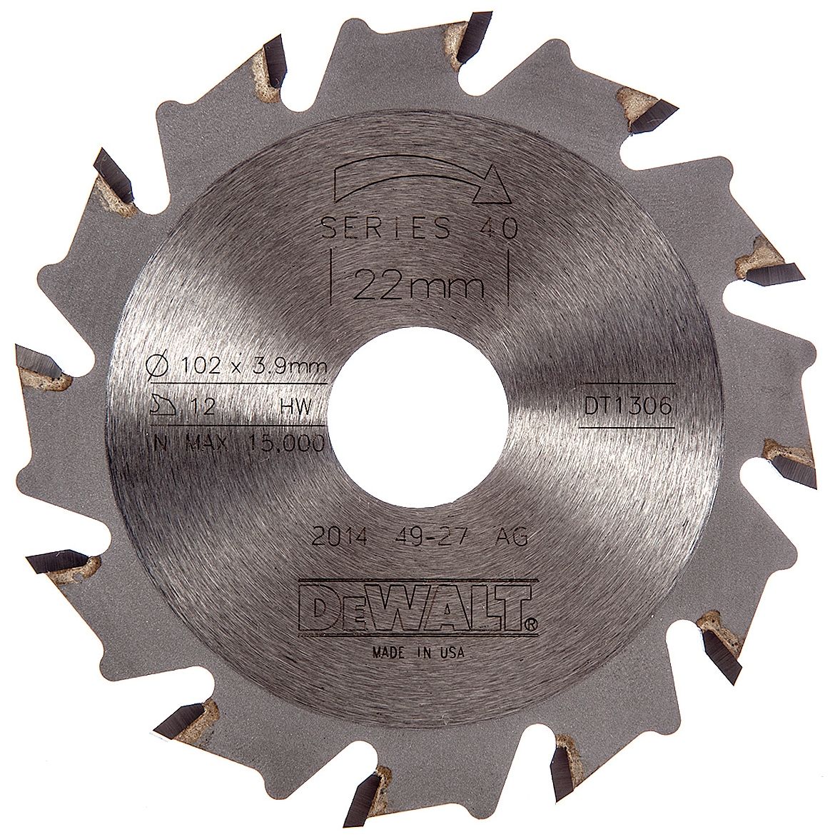Dewalt DT1306 102X12 Elmas Testere
