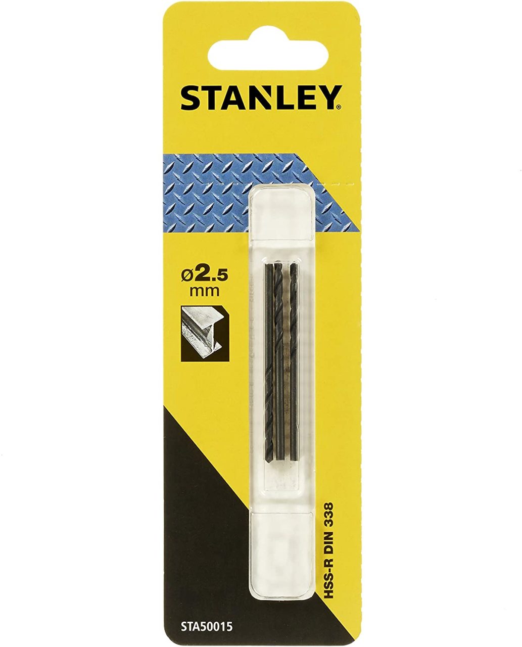 Stanley STA50015 2.5Mm Hss-R Metal Matkap Ucu 3'Lü Paket