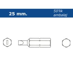 Proscr SCR03113 SL7 25mm Düz Bits Ucu