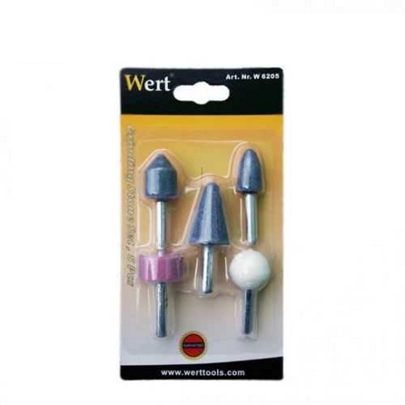 WERT 6205 Mini Taşlama Seti, 5 Parça