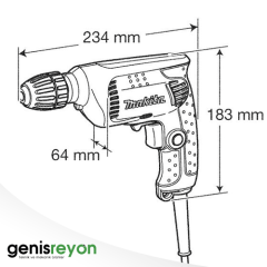 Makita 6413 Darbesiz Matkap