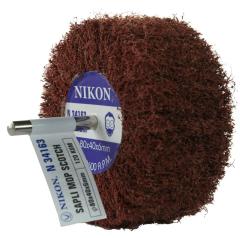 Nikon NIK34163 80x40x6mm 120 Kum Non Woven Saplı Mop Zımpara
