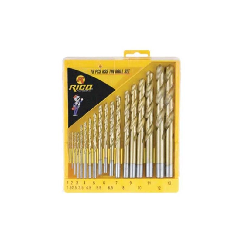 Rico 009-RC1107 19 Parça HSS Matkap Ucu Seti
