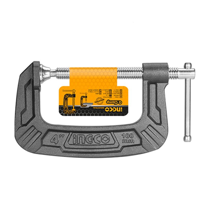 Ingco HGC0104 100mm Endüstriyel Çengelli G Tip Mengene