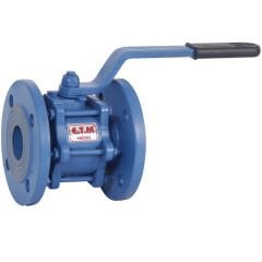 ETM DN100 PN10-16 Flanşlı Tam Geçişli Küresel Vana 4''