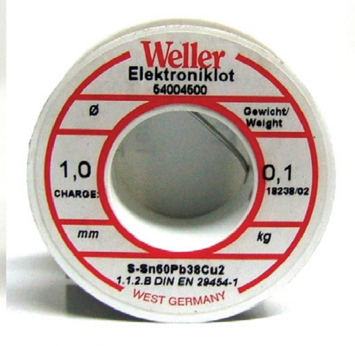 Weller EL 60/40-25 Kendinden Pastalı Lehim Teli